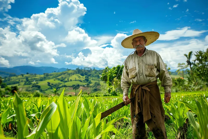 como cortar el pasto con machete