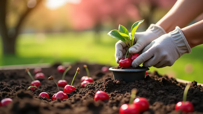 cómo germinar un hueso de cereza paso a paso sin fallo