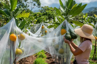 Como proteger la fruta de los pajaros en el huerto o jardin