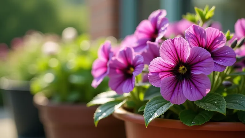 Petunias. Cuidados De Esta Planta En El Jardin O En Maceta